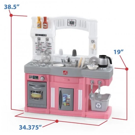 Step2 Modern Cook Kitchen Pretend Playset. Pink