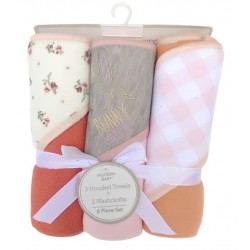 Cute Baby 3 Pack Hooded Towel