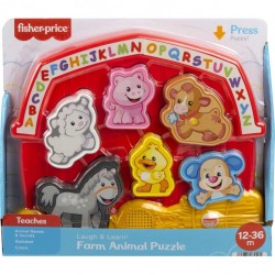 Fisher-Price Laugh & Learn Farm Animal Puzzle with 7 Different Songs Fisher-Price Laugh & Learn Farm Animal Puzzle with 7 Different Songs
