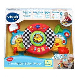 VTech On-the-Go Baby Driver With Fabric Steering Wheel and Car Sounds VTech On-the-Go Baby Driver With Fabric Steering Wheel and Car Sounds