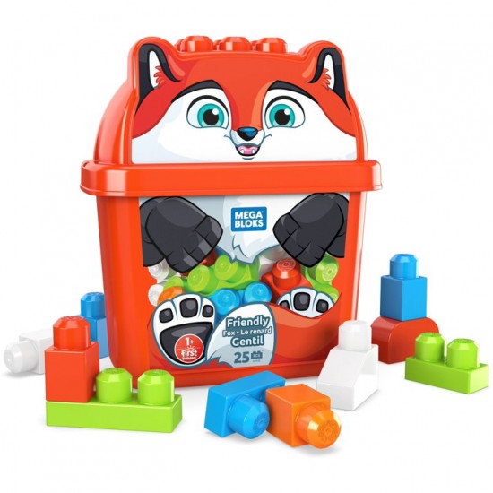 Mega Friendly Fox Building Blocks 25 PC