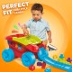 Mega Bloks First Builders Shape Sorting Wagon with Big Building Blocks, Building Toys for Toddlers (25 Pieces)