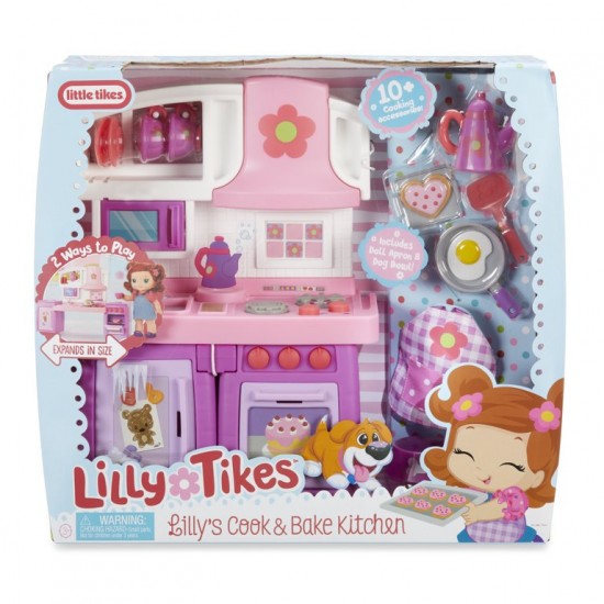 Lilly's Cook & Bake Kitchen Doll Playset by Lilly Tikes from Little Tikes Lilly's Cook & Bake Kitchen Doll Playset by Lilly Tikes from Little Tikes