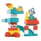 Mega Bloks Peek A Blocks Amusement Park with Big Building Blocks, Building Toys for Toddlers (35 Pieces):