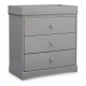 Delta Children Skylar 3-Drawer Dresser with Changing Top