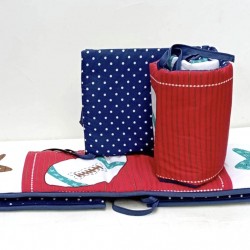 Sumersault 4PC Crib Bumper Pad Set