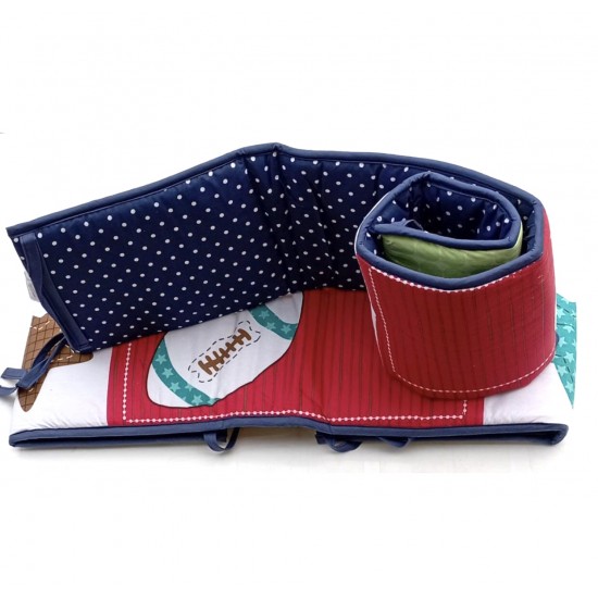 Sumersault 4PC Crib Bumper Pad Set