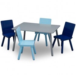 Delta Children Kids' Table and Chair Set 4 Chairs Included Delta Children Kids' Table and Chair Set 4 Chairs Included