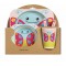 BUBBAS Bamboo 5pc Dinnerware Set, Butterfly