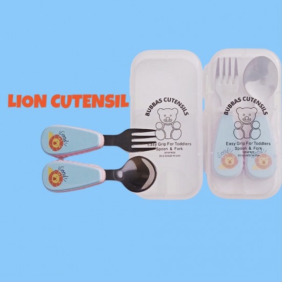 BUBBAS Toddler Cutensils, Lion