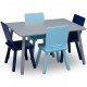 Delta Children Kids' Table and Chair Set 4 Chairs Included Delta Children Kids' Table and Chair Set 4 Chairs Included