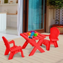 Garden Table and 2 Chair Set, Choose Chair Color Garden Table and 2 Chair Set, Choose Chair Color