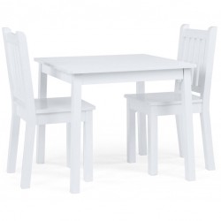 Humble Crew Kids 3-piece Square Table and Chair Set Humble Crew Kids 3-piece Square Table and Chair Set