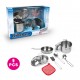 Stainless Steel Kitchen Pots Play Set
