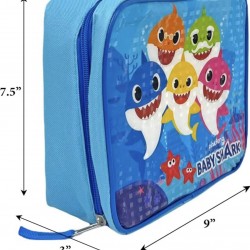 Nickelodeon Baby Shark Lunch Box - Soft Insulated Lunch Bag for Girls and Boys Nickelodeon Baby Shark Lunch Box - Soft Insulated Lunch Bag for Girls and Boys