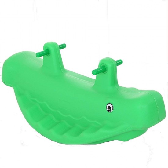 BUBBAS Whale Teeter Totter, Green BUBBAS Whale Teeter Totter, Green