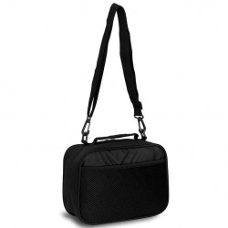 J World Cody Lunch Bag With Shoulder Strap- Black J World Cody Lunch Bag With Shoulder Strap- Black