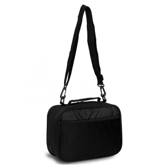 J World Cody Lunch Bag With Shoulder Strap- Black