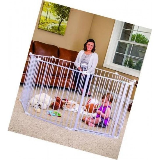 Regalo 192-Inch Super Wide Adjustable Baby Gate and Play Yard