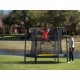 JumpKing 7.5' Trampoline, with Enclosure, Black/Yellow