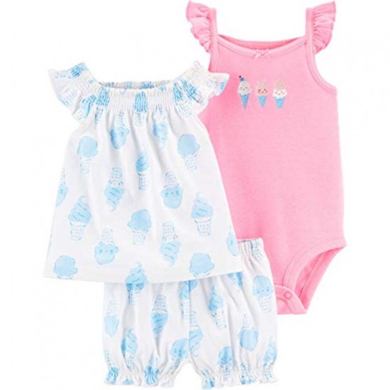 Carter's 3-Piece Ice Cream Little Short Set