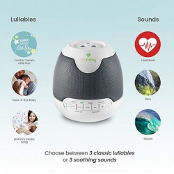 HoMedics MyBaby Lullaby SoundSpa with Image Projection in White HoMedics MyBaby Lullaby SoundSpa with Image Projection in White