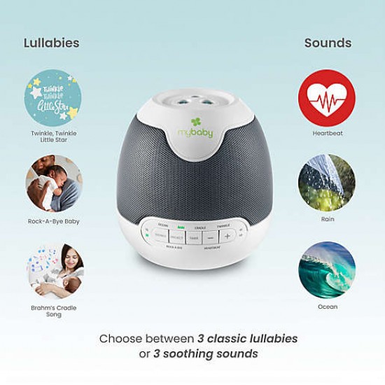 HoMedics MyBaby Lullaby SoundSpa with Image Projection in White HoMedics MyBaby Lullaby SoundSpa with Image Projection in White