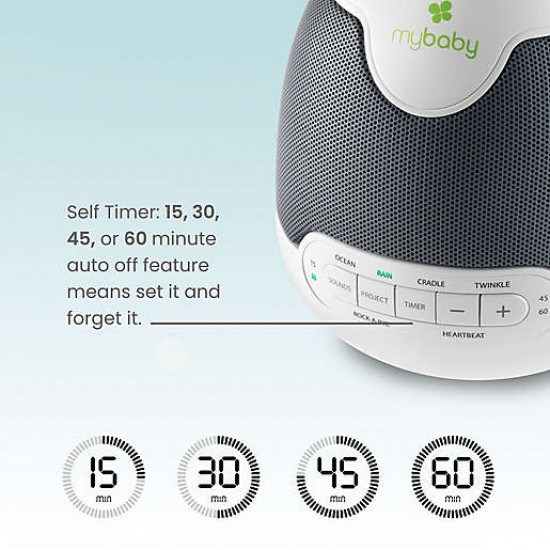 HoMedics MyBaby Lullaby SoundSpa with Image Projection in White HoMedics MyBaby Lullaby SoundSpa with Image Projection in White