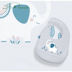 BUBBAS Waterproof Silicone Feeding Bib BUBBAS Waterproof Silicone Feeding Bib