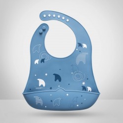BUBBAS Waterproof Silicone Feeding Bib BUBBAS Waterproof Silicone Feeding Bib