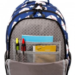 J World 18inch Cornelia Backpack, Baseball J World 18inch Cornelia Backpack, Baseball