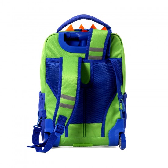 Twise Side Kick Rolling Backpack, Dino