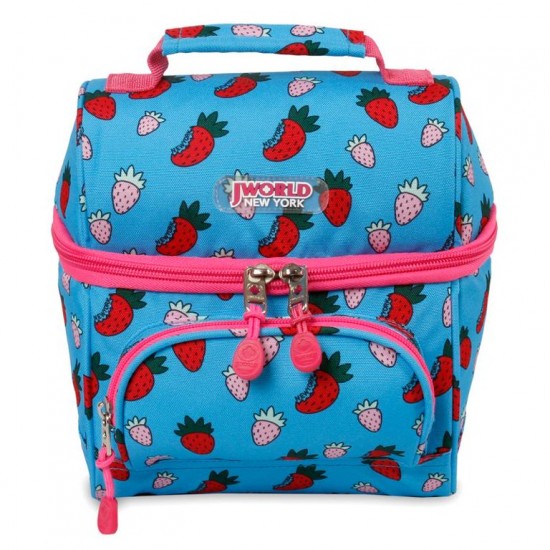 J World Insulated Lunch Bag, Strawberry J World Insulated Lunch Bag, Strawberry