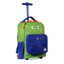 Twise Side Kick Rolling Backpack, Dino