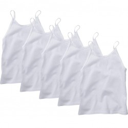 Hanes 5 Pack Toddler Girls Vest