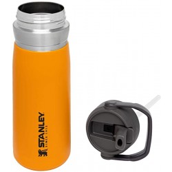 Stanley Flip Straw Insulated Stainless Steel Water Bottle 22 oz-  Saffron Stanley Flip Straw Insulated Stainless Steel Water Bottle 22 oz-  Saffron