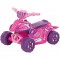 Kiddie Quad 6v Battery-Powered Ride-On, Red, Pink