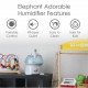 Crane Adorable Ultrasonic Cool Mist Humidifier for Kids, 24 Hour Run Time - Elephant Crane Adorable Ultrasonic Cool Mist Humidifier for Kids, 24 Hour Run Time - Elephant
