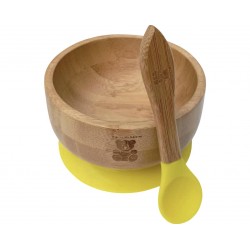 BUBBAS Bamboo Weaning Bowl & Spoon BUBBAS Bamboo Weaning Bowl & Spoon