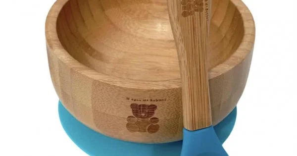BUBBAS Bamboo Weaning Bowl & Spoon