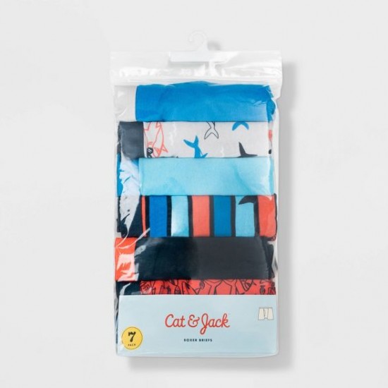 Cat and Jack Boys' 7pk Boxer Briefs Cat and Jack Boys' 7pk Boxer Briefs