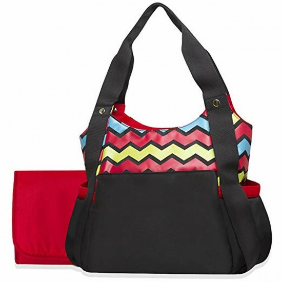 Baby Essentials Chevron Print Diaper Bag Baby Essentials Chevron Print Diaper Bag
