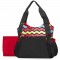 Baby Essentials Chevron Print Diaper Bag