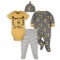 Gerber 4-Piece Tiger Take Me Home Sleepsuit Set