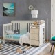 Storkcraft Calabria 4-in-1 Convertible Crib and Changer