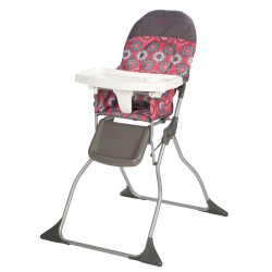 Cosco Flat Folding High Chair- Posey Pop Cosco Flat Folding High Chair- Posey Pop