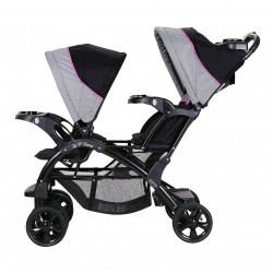 Baby Trend Sit 'N Stand Double Stroller, Millennium Pink