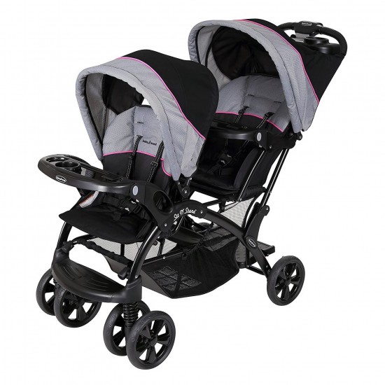 Baby Trend Sit 'N Stand Double Stroller, Millennium Pink: