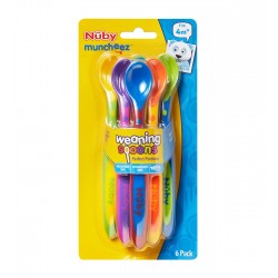Nuby 6 Pack Weaning Spoons