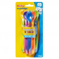 Nuby 6 Pack Weaning Spoons Nuby 6 Pack Weaning Spoons